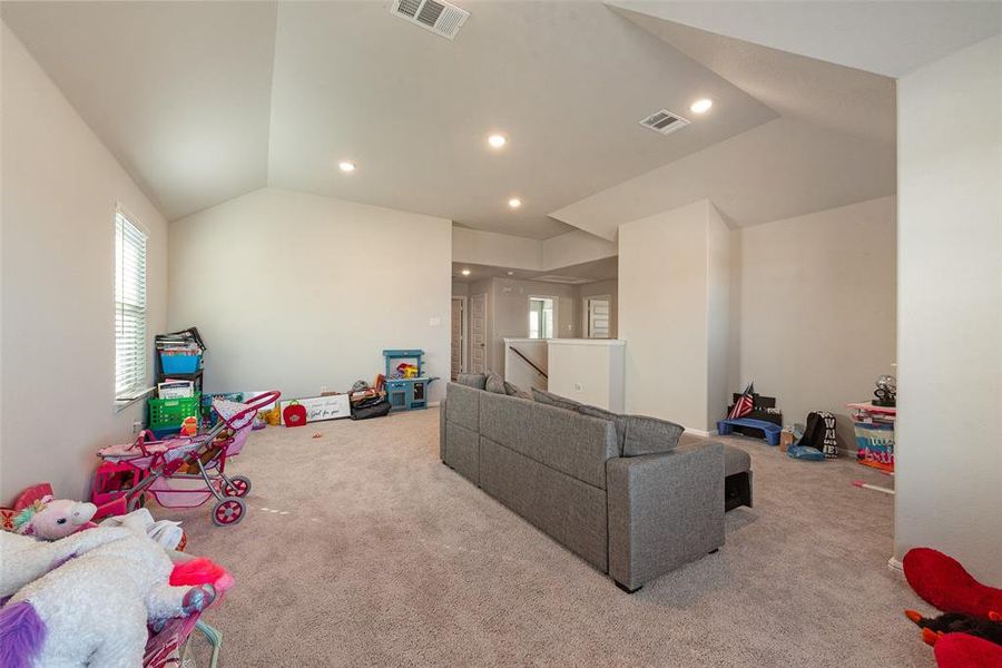 Furnished interior view inside a new home in Hunters Ridge, Crowley (Image 17).