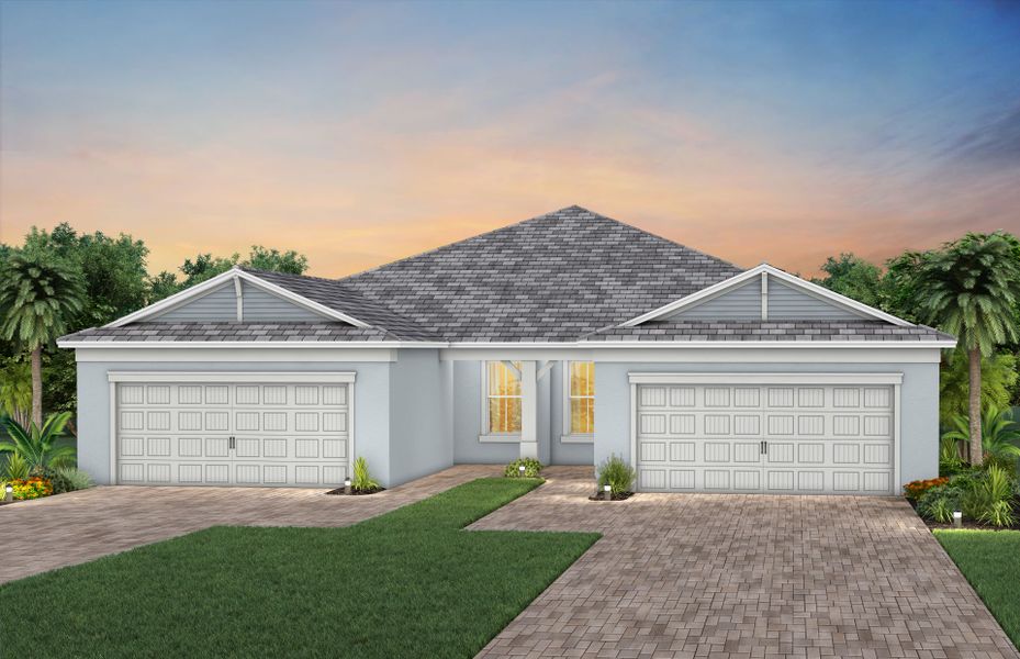 Representative exterior photo of a completed home built from the Colton by Pulte Homes in Legacy Groves, Nokomis, FL (Image 2).