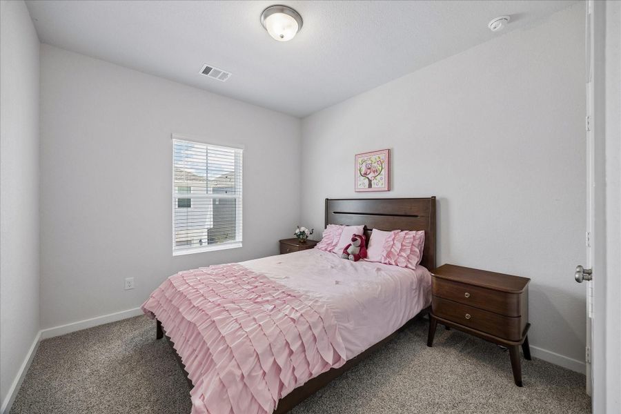 Furnished interior view inside a new home in Dunvale Village - Townhome Collection, Houston (Image 17).