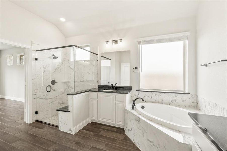 Furnished interior view inside a new home in Georgetown at Kings Fort 60s, Kaufman (Image 13).