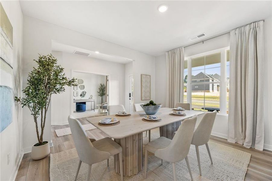 Furnished interior view inside a new home in Hawthorne Reserve, Dallas (Image 8).