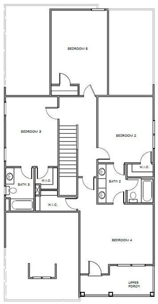2D floor plan layout of this home in , Cumming, GA (Image 3).
