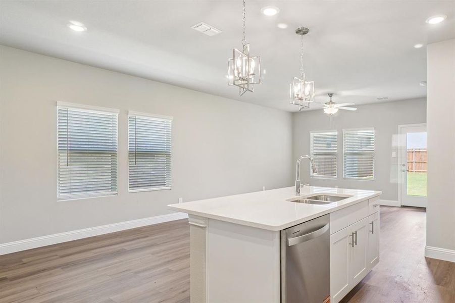 Furnished interior view inside a new home in Simpson Crossing - Spring Series, McKinney (Image 6).
