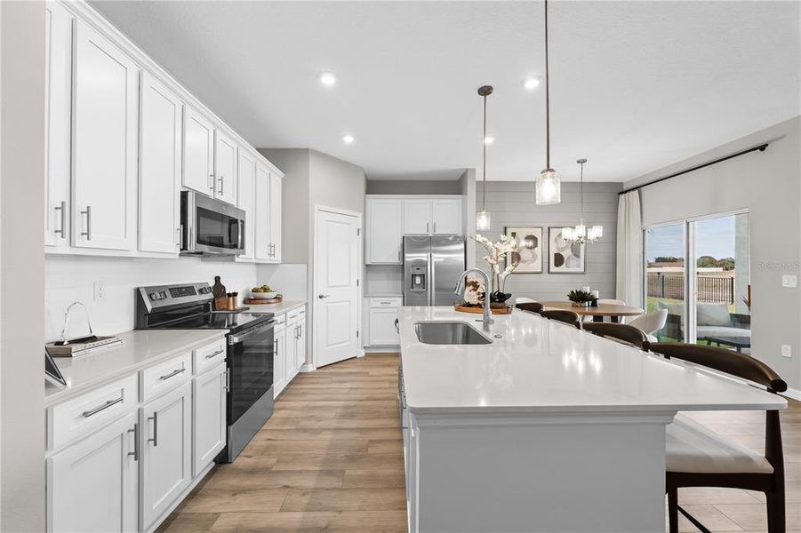 Furnished interior view inside a new home in Hidden Cove, Eustis (Image 6).