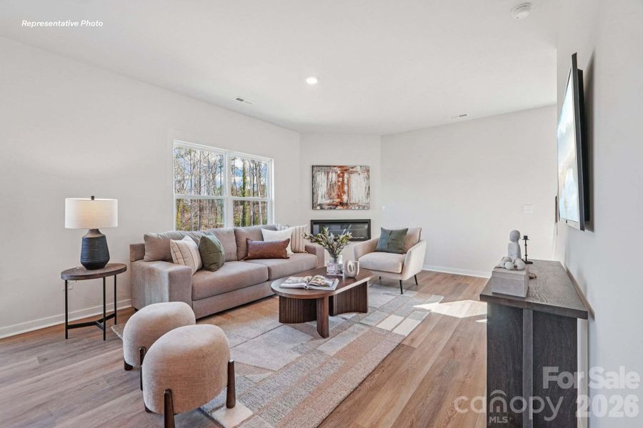 Furnished interior view inside a new home in Villages of Maiden, Maiden (Image 22).