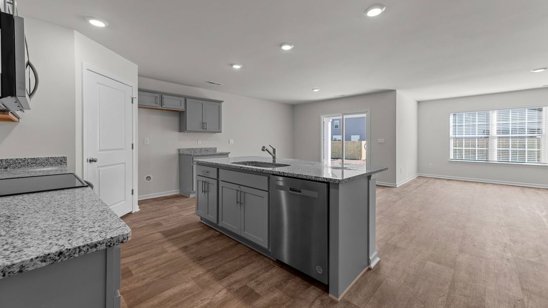 Furnished interior view inside a new home in Madeline Farm, New Bern (Image 5). Furnished interior view inside a new home in Madeline Farm, New Bern (Image 5).