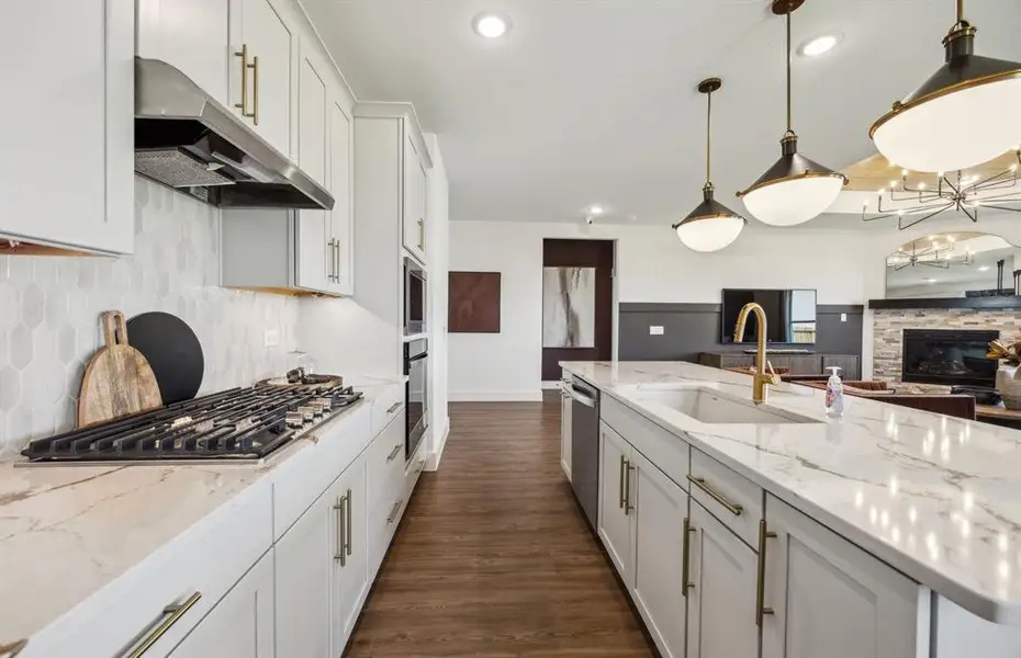 Abundant cabinet space in kitchen *Model Representation* Abundant cabinet space in kitchen *Model Representation*