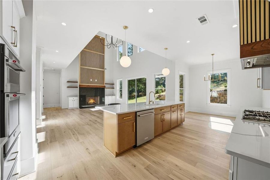 Furnished interior view inside a new home in , Monroe (Image 9).