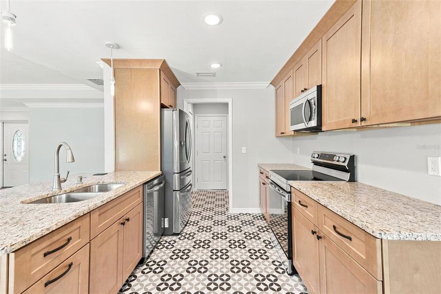Furnished interior view inside a new home in , Punta Gorda (Image 10).