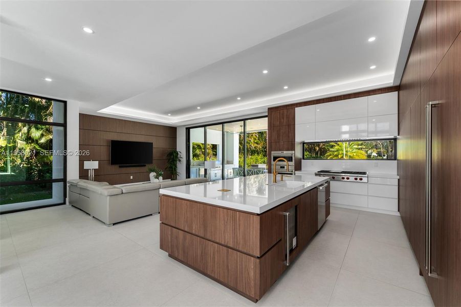 Furnished interior view inside a new home in , Miami (Image 7). Furnished interior view inside a new home in , Miami (Image 7).