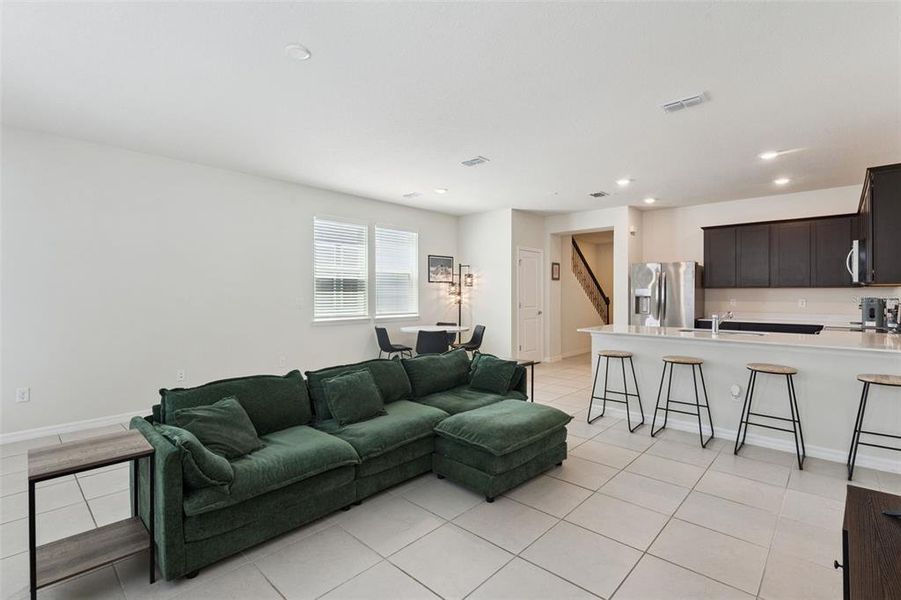 Furnished interior view inside a new home in EverBe, Orlando (Image 13). Furnished interior view inside a new home in EverBe, Orlando (Image 13).