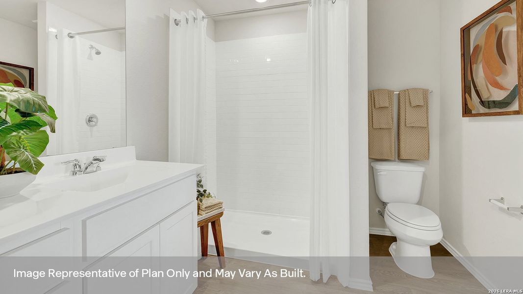 Furnished interior view inside a new home in Lantana, Lockhart (Image 10).