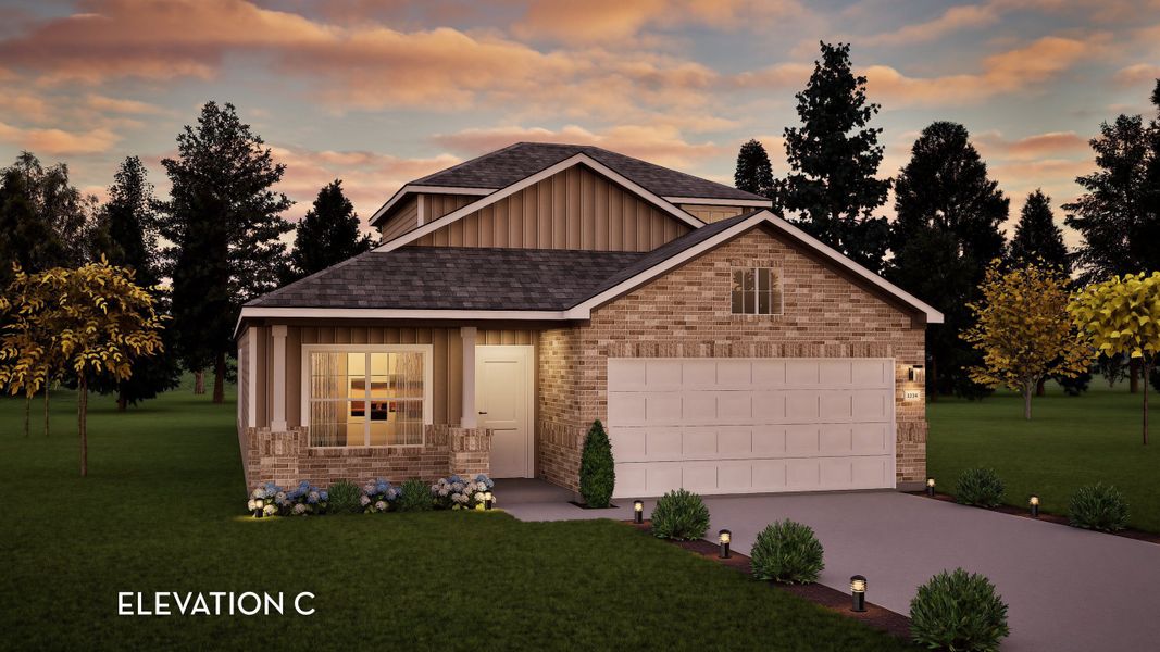 Representative exterior photo of a completed home built from the Brazos by CastleRock Communities in McCain's Station, Gallatin, TN (Image 4).