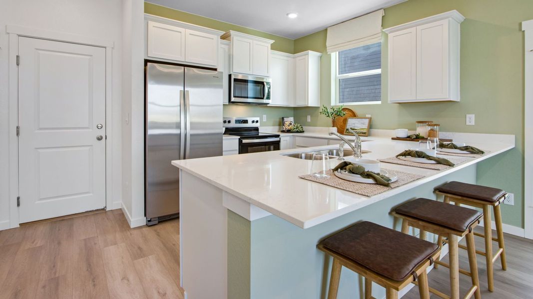 Furnished interior view inside a new home in Tailholt, Severance (Image 11).