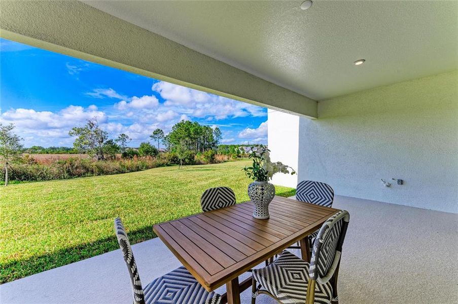 Exterior details and patio area of a home in Two Rivers, Zephyrhills (Image 3). Exterior details and patio area of a home in Two Rivers, Zephyrhills (Image 3).