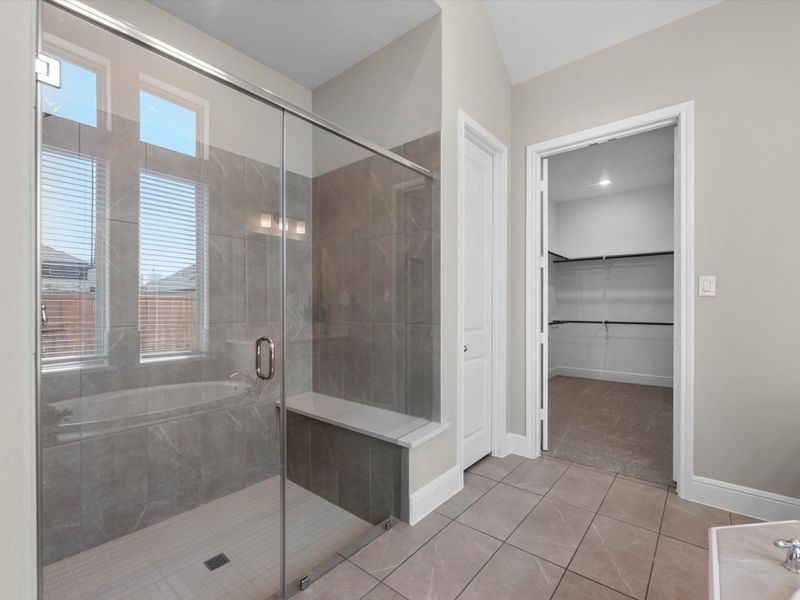 Furnished interior view inside a new home in Coastal Point, League City (Image 12).