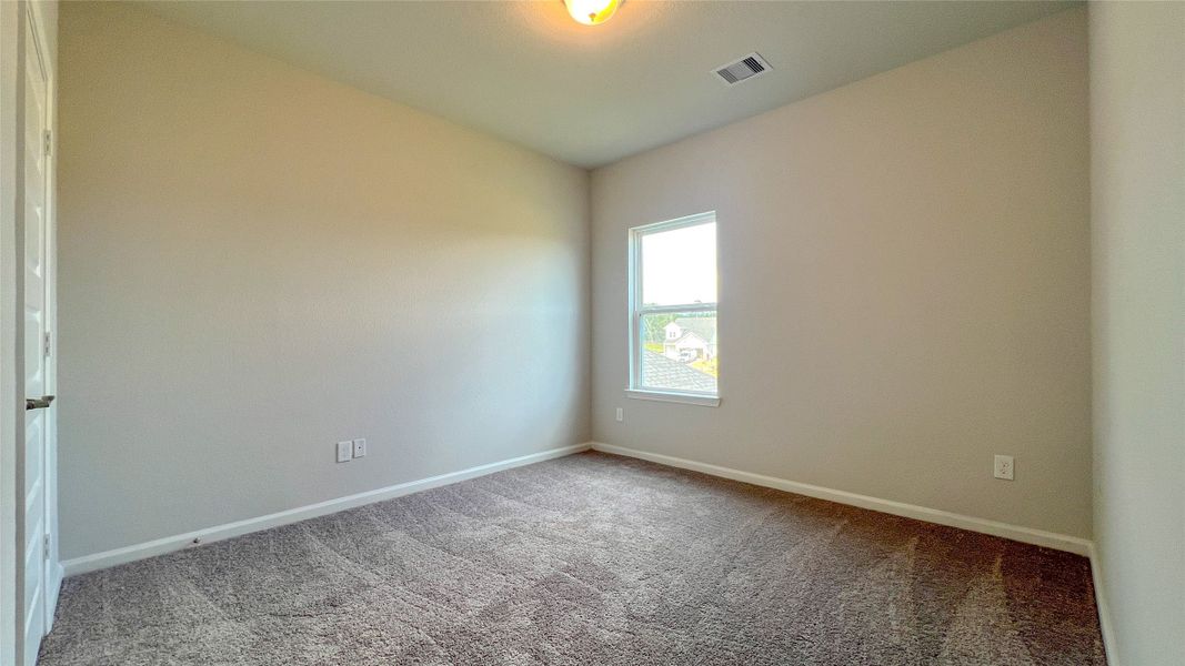 The Brambling- Bedroom 2. Sample floor plan image for illustration; upgrades, options, and colors may vary.