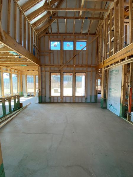 Family Room with soaring ceiling Family Room with soaring ceiling