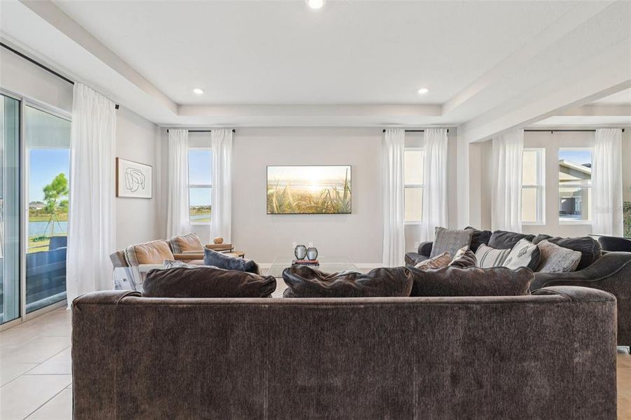 Furnished interior view inside a new home in , San Antonio (Image 26). Furnished interior view inside a new home in , San Antonio (Image 26).