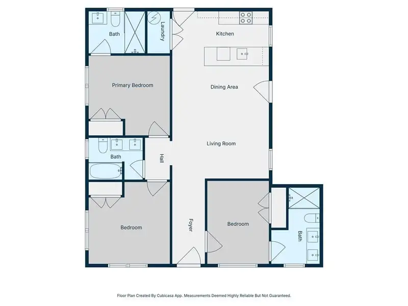 2D floor plan layout of this home in , Atlanta, GA (Image 4).