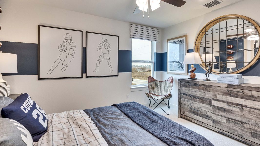 Representative furnished interior of a home built from the Meyerson by DRB Homes in Spring Creek, Taylor (Image 46).