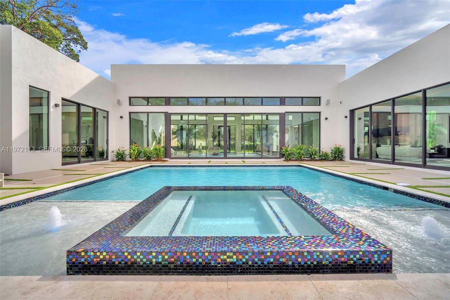 Exterior details and patio area of a home in , Miami (Image 20). Exterior details and patio area of a home in , Miami (Image 20).