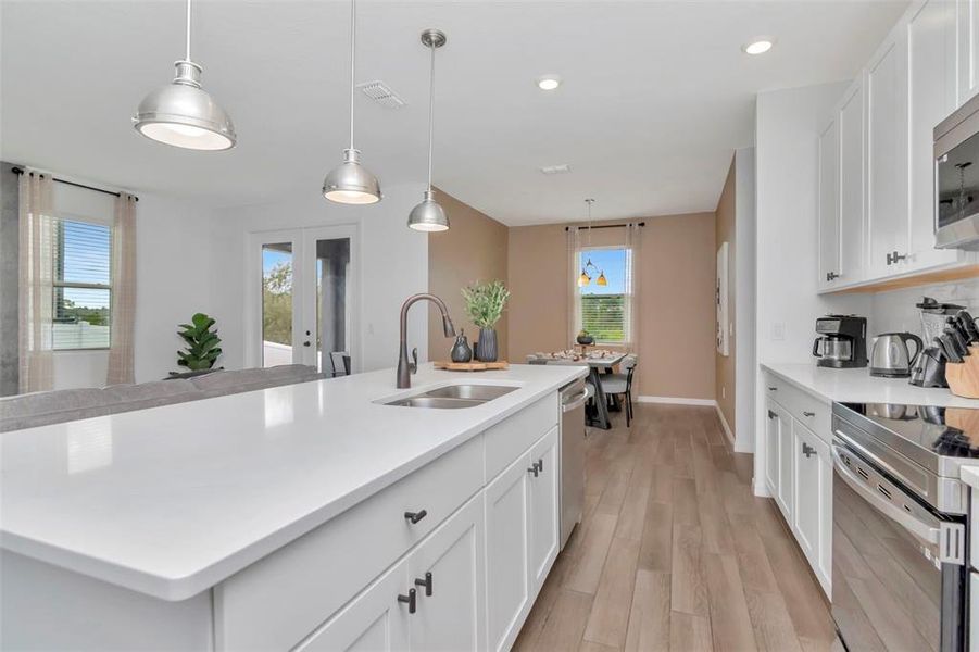 Furnished interior view inside a new home in , Davenport (Image 37).