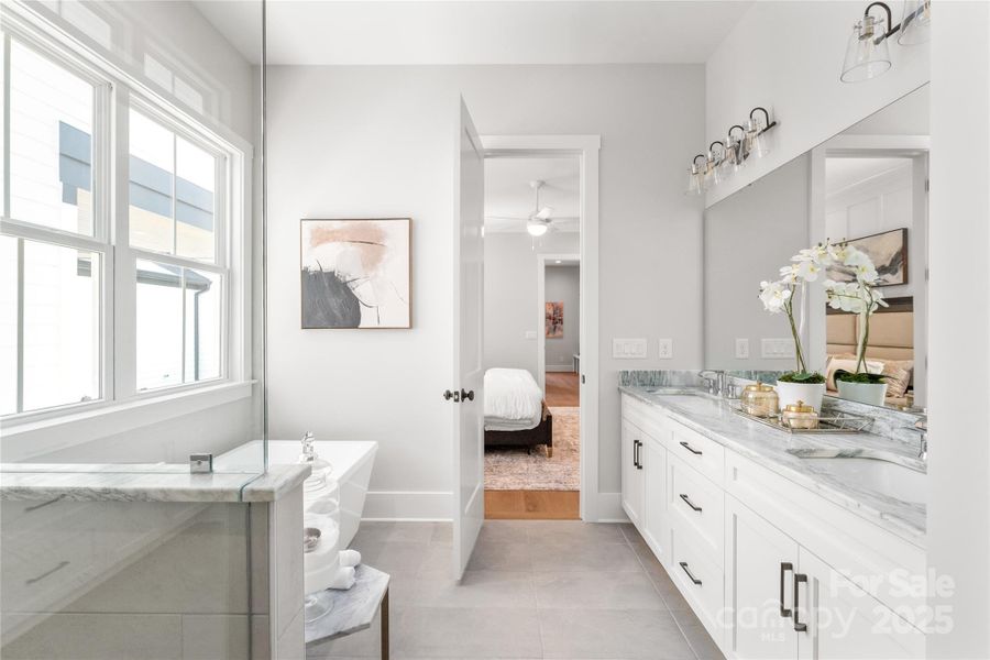 Furnished interior view inside a new home in , Davidson (Image 17).