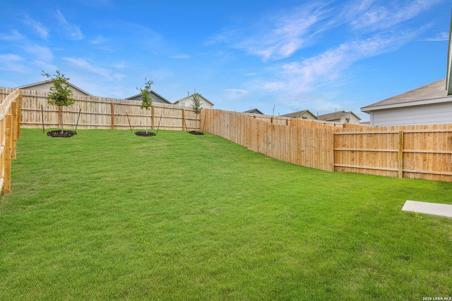 Exterior details and patio area of a home in Brookmill, San Antonio (Image 3).