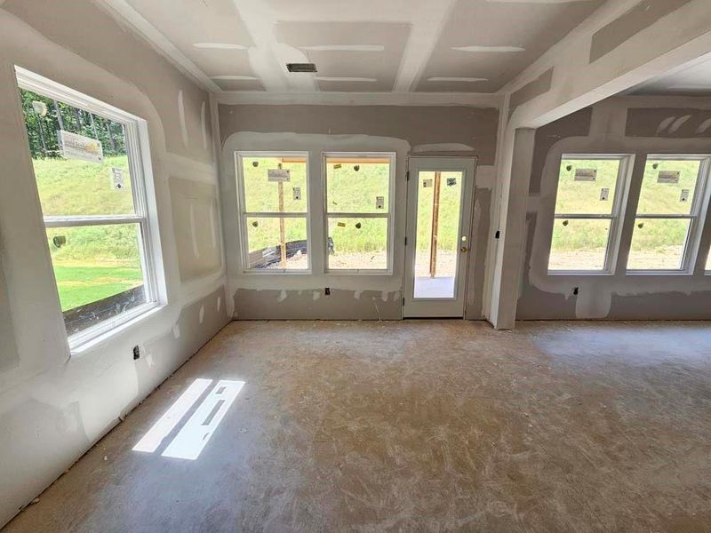 In-progress construction of a new home in Arbors at Richland Creek, Buford, GA (Image 32).