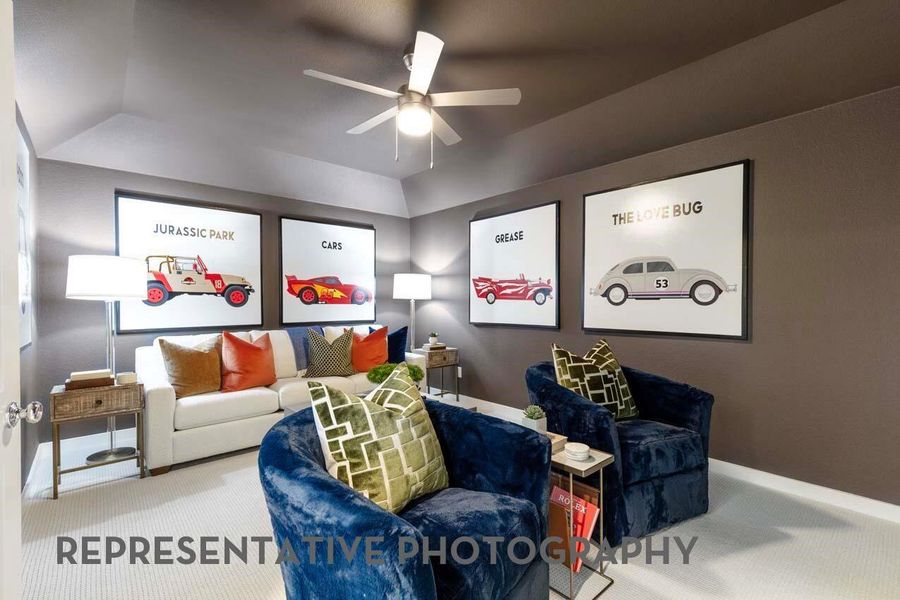 Furnished interior view inside a new home in Pomona, Manvel (Image 20).