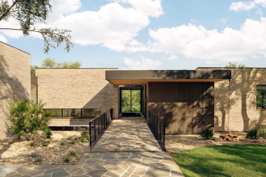 Exterior details and patio area of a home in , Austin (Image 16).