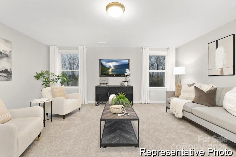 Furnished interior view inside a new home in , Monroe (Image 9).