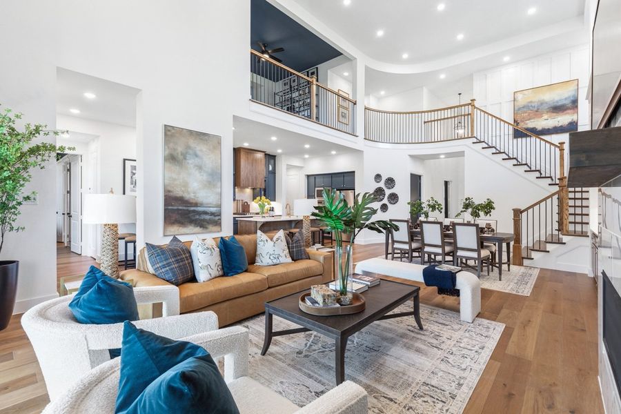Representative Family Room - some options shown