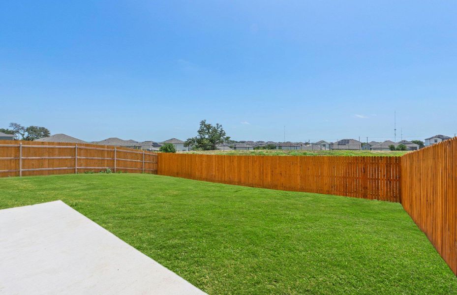 Exterior details and patio area of a home in Skyview, Belton (Image 15). Exterior details and patio area of a home in Skyview, Belton (Image 15).