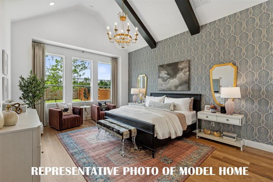 Onwer's retreats designed for rest and relaxation are yours to be had in our homes at Windsong Ranch!  REPRESENTATIVE PHOTO OF MODEL HOME