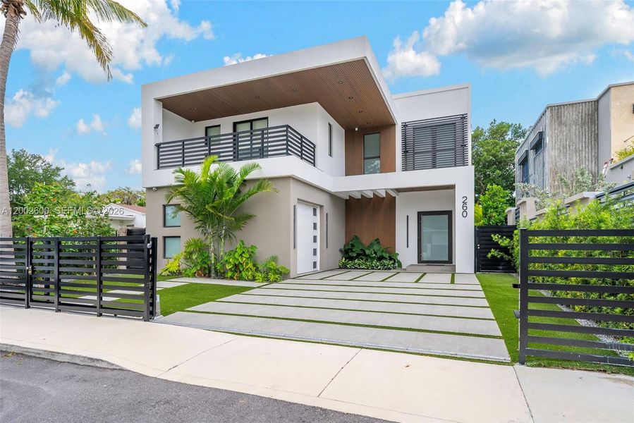 Front exterior of a new home in , Miami, FL, highlighting curb appeal (Image 29).