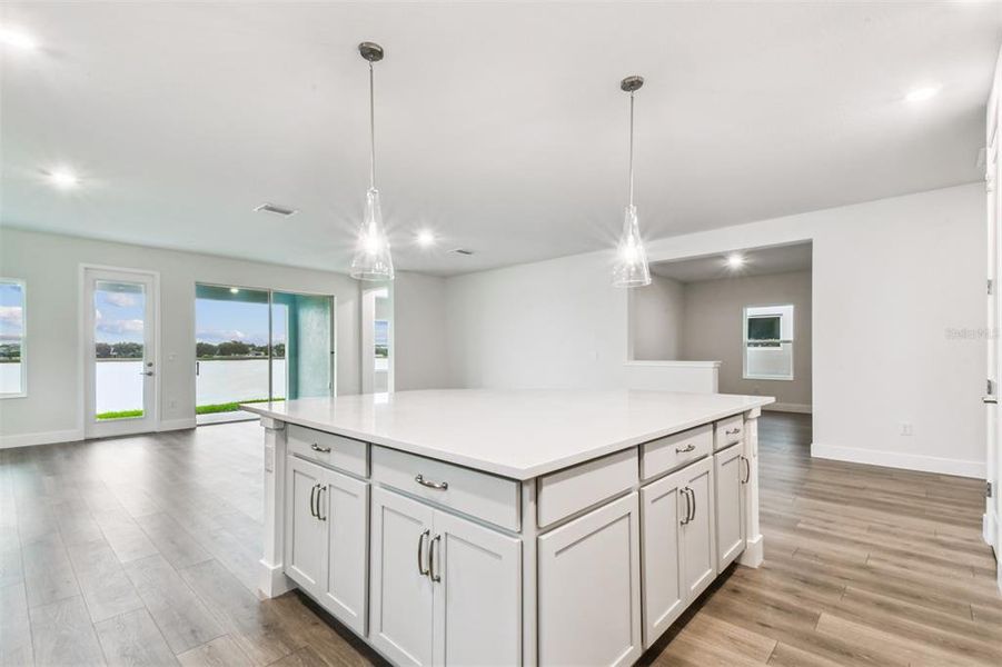 Furnished interior view inside a new home in The Peninsula at Rhodine Lake, Riverview (Image 7).