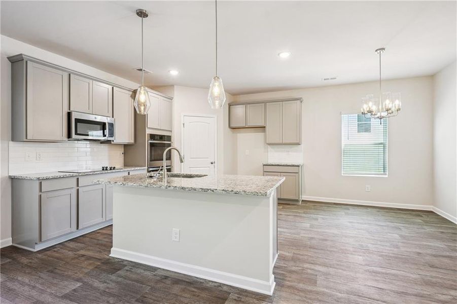 Furnished interior view inside a new home in River Walk Farm, Covington (Image 4). Furnished interior view inside a new home in River Walk Farm, Covington (Image 4).