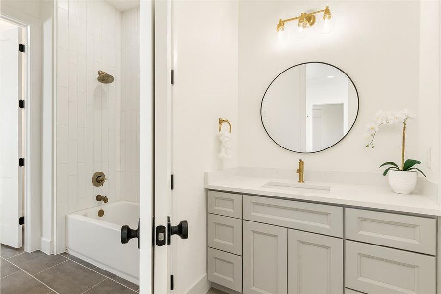 Furnished interior view inside a new home in , Justin (Image 6).