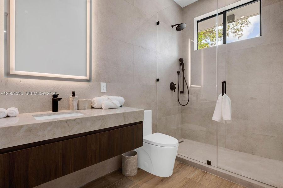 Furnished interior view inside a new home in , Biscayne Park (Image 10).