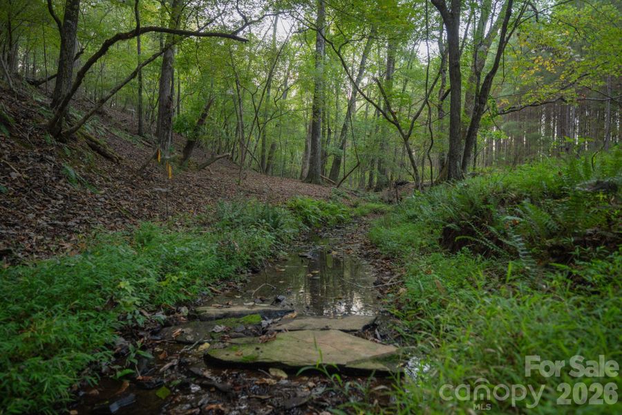 The estate property promotes a closer connection to nature.