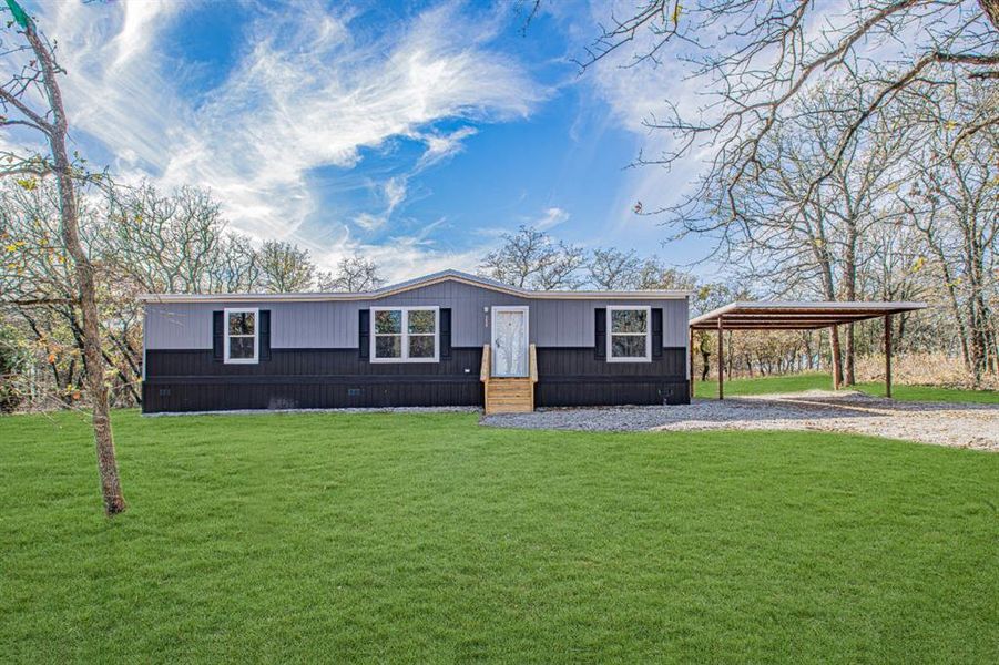 Exterior details and patio area of a home in , Montague (Image 24).