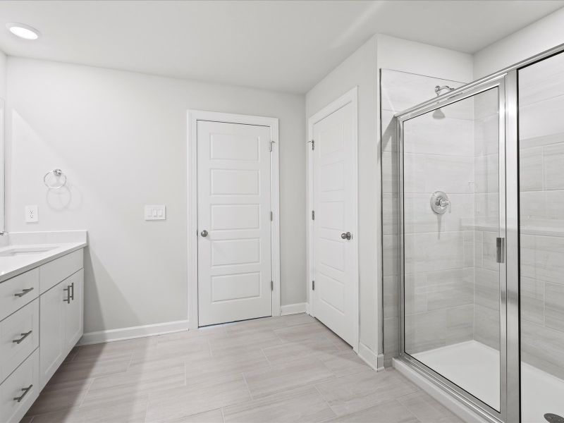 Furnished interior view inside a new home in Chatham Forest, Duncan (Image 8).