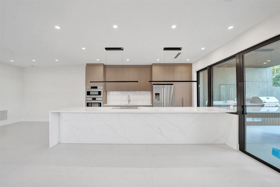 Living, Dining, Kitchen