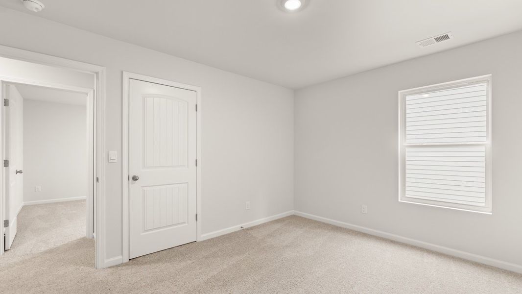 Representative unfurnished interior of a home built from the Elle by D.R. Horton in South Wind, South Fulton (Image 28). Representative unfurnished interior of a home built from the Elle by D.R. Horton in South Wind, South Fulton (Image 28).