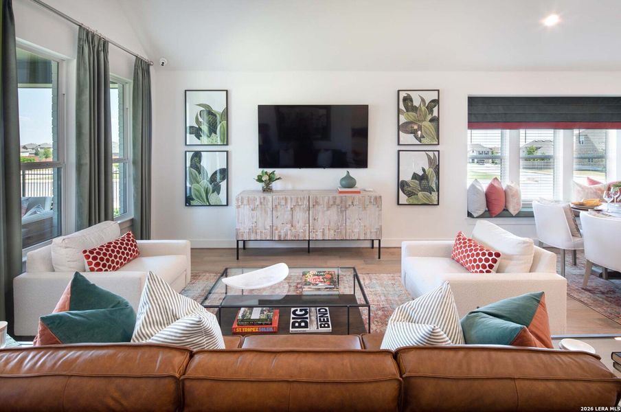 Furnished interior view inside a new home in Davis Ranch, San Antonio (Image 10).