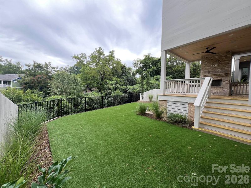 Exterior details and patio area of a home in , Charlotte (Image 25).