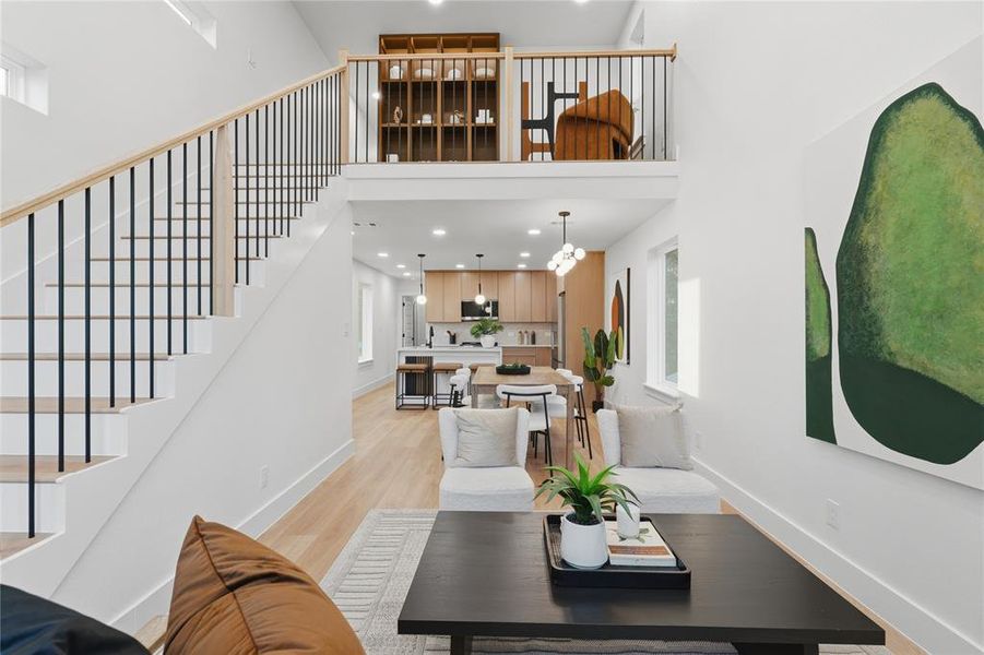 Furnished interior view inside a new home in , Dallas (Image 12).