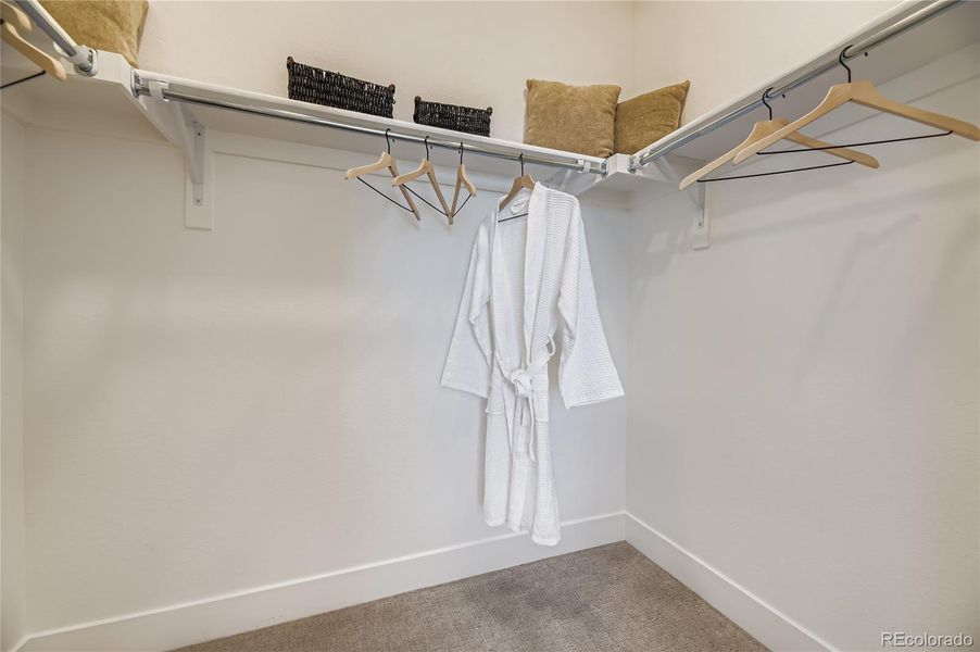 Primary closet